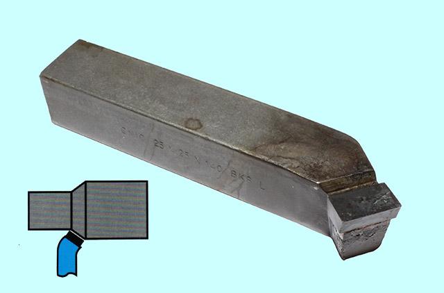 Резец проходной отогнутый 25х25х140 Т15К6 левый DIN 4972 CNIC