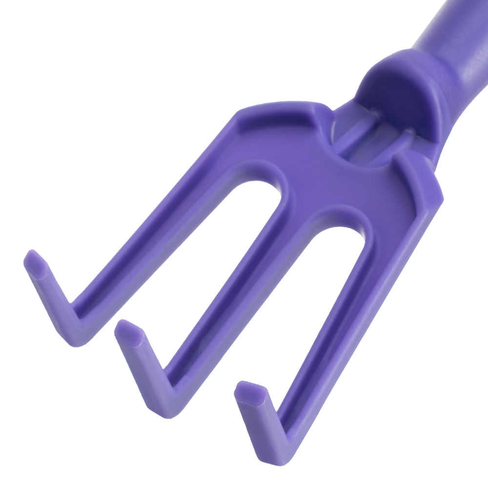 Рыхлитель 3 - зубый, 75 х 250 мм, пластиковый, гелевая рукоятка, Nylon Soft, Palisad (62029)