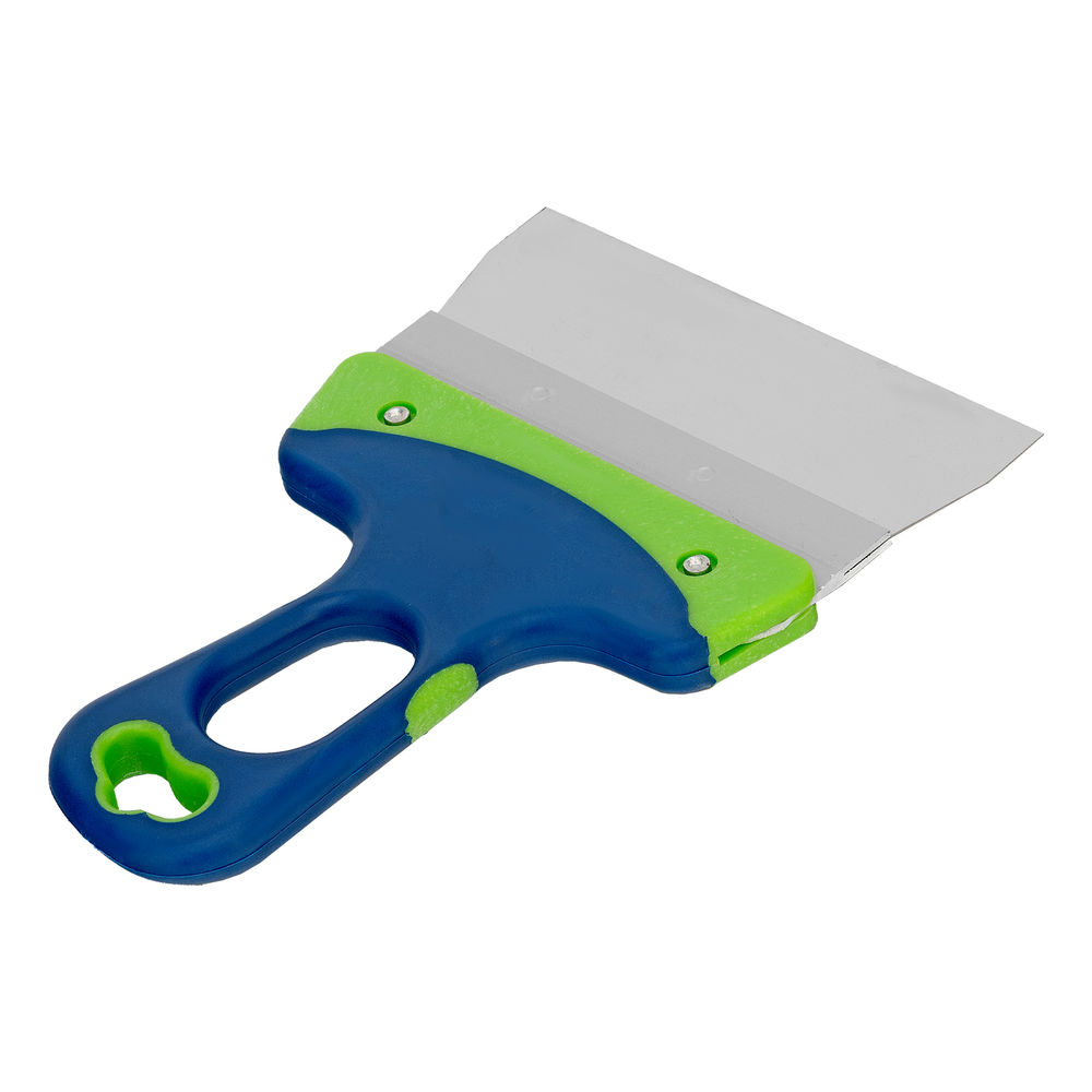 Шпатель фасадный, нержавеющая сталь, 150 мм, двухкомпонентная ручка Сибртех (85572)