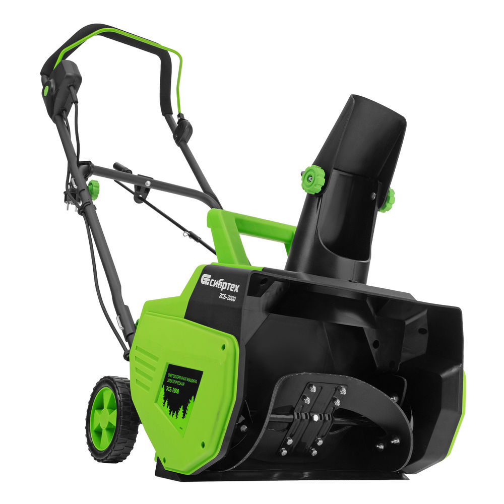 Снегоуборочная машина электрическая ЭСБ-2000, 2 кВт Сибртех (97620)
