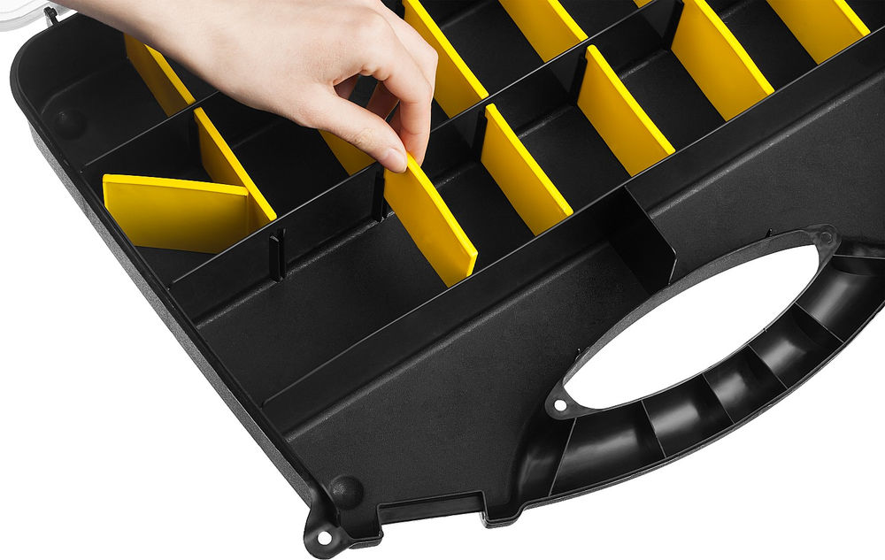 Органайзер пластиковый 455 х 355 х 70 мм, (18) с 21 ячейкой SPACE-18 STAYER 38038-18