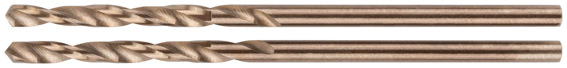 Сверла по металлу HSS с добавкой кобальта 5% Профи в блистере 2,0 мм ( 2 шт.) (34420)