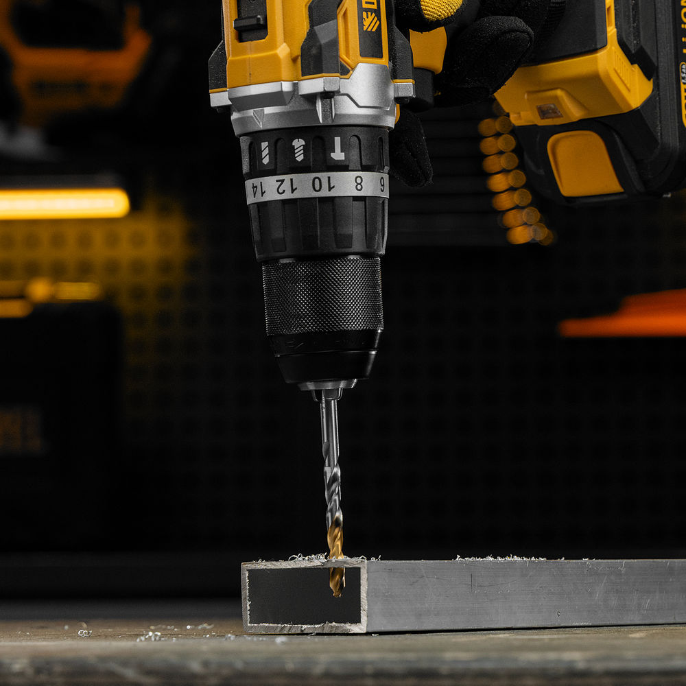 Сверло спиральное по металлу 6 x 93 мм, Р6М5, Golden Tip Denzel (718235)