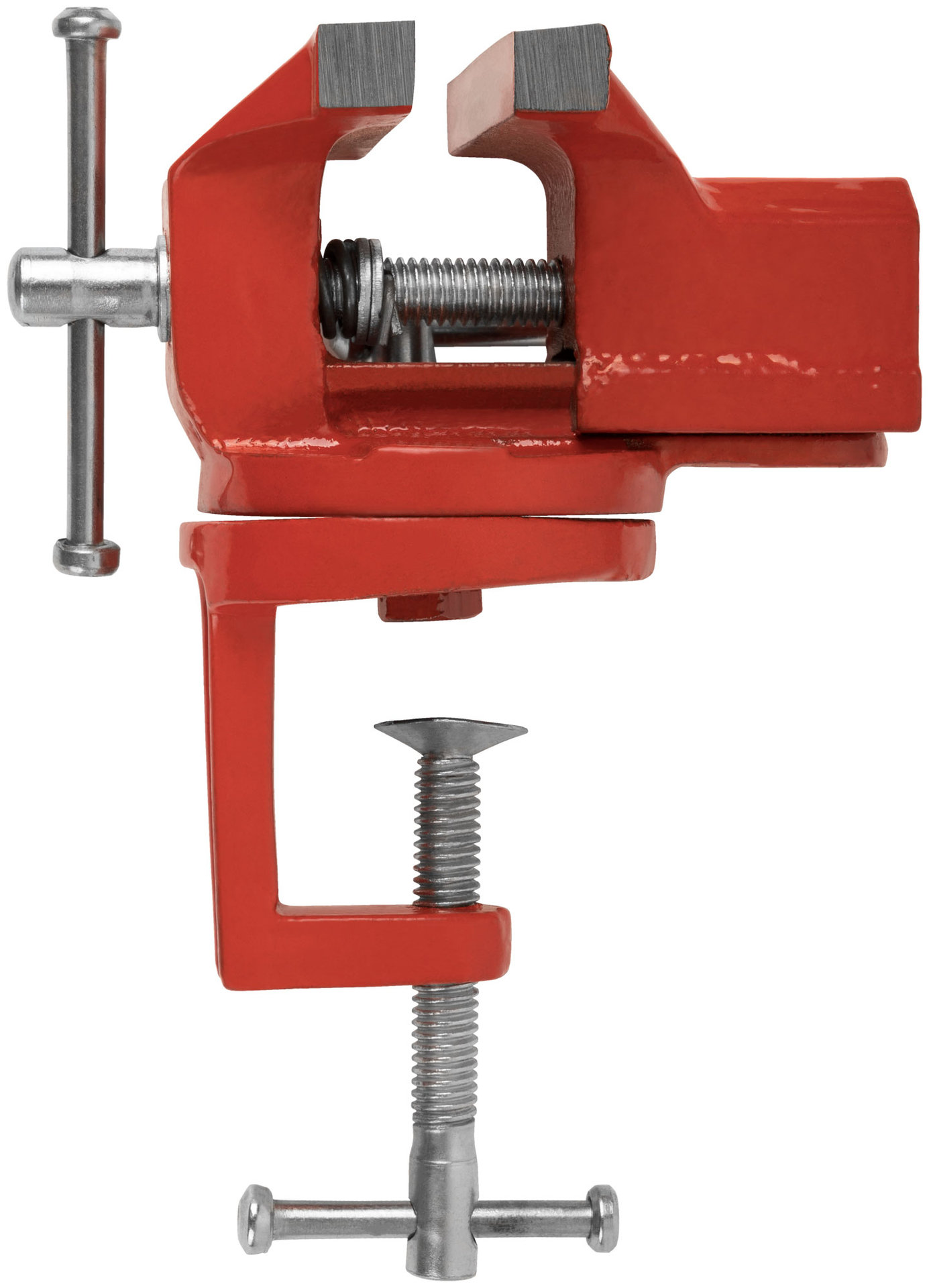 Тиски настольные облегченные поворотные 75 мм ( 1,25 кг ) (59427)