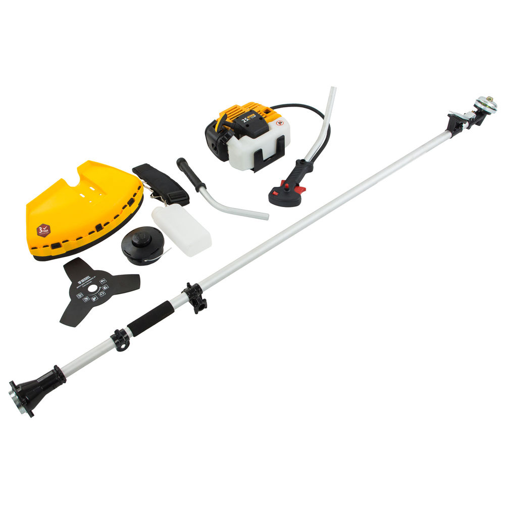 Триммер бензиновый DT 25, 25 см3, 1.3 л. с, неразъемная штанга, состоит из 2 частей Denzel (96221)