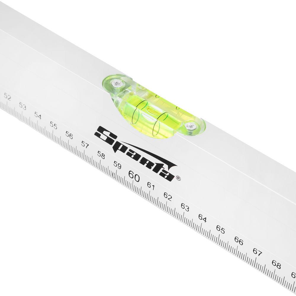 Уровень алюминиевый, 1200 мм, 3 глазка, линейка Sparta (331325)