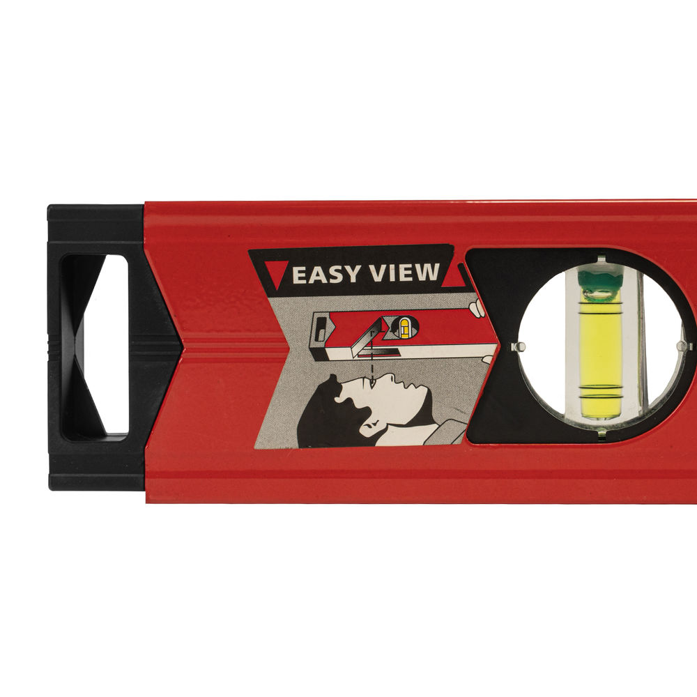 Уровень алюминиевый магнитный, 1000 мм, фрезерованный, 3 глазка (1 зеркальный) усиленный Matrix (34710)