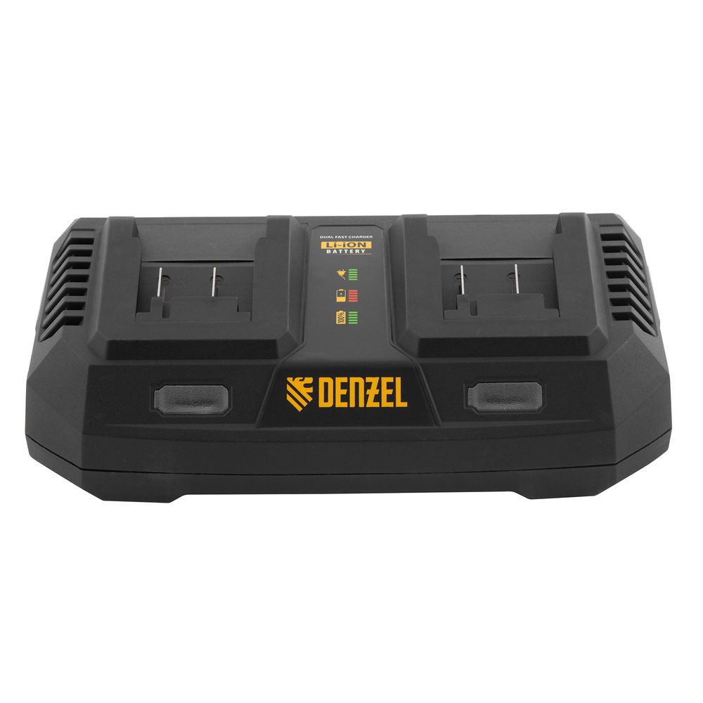 Устройство зарядное для аккумуляторов IBC-18-3.0-2, Li-Ion, 18В, 3.0 А, для двух батарей Denzel (28454)