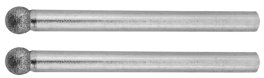 Мини-шарошки алюминиевые 4.0?3.2?38 мм 2 шт ЗУБР 35922