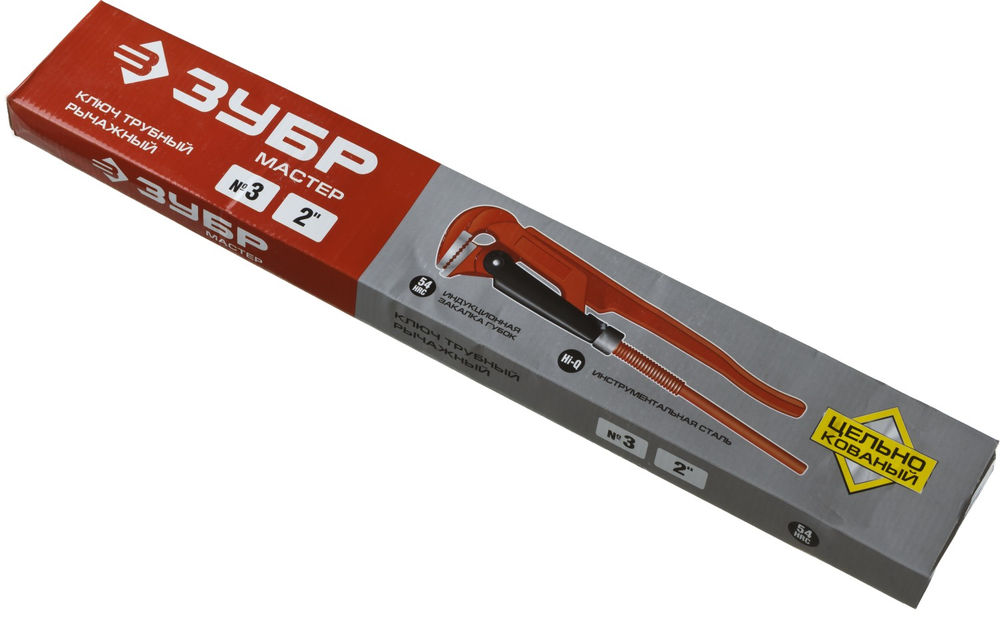 Трубный ключ с прямыми губками 2 №3 560 мм ЗУБР 27314-3