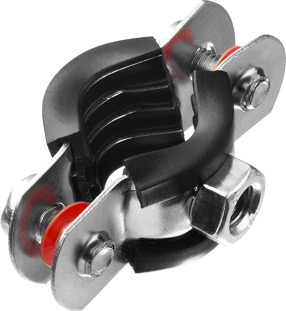 Хомут трубный с гайкой 3/8, цинк, 10 шт ЗУБР 37850-15-19  