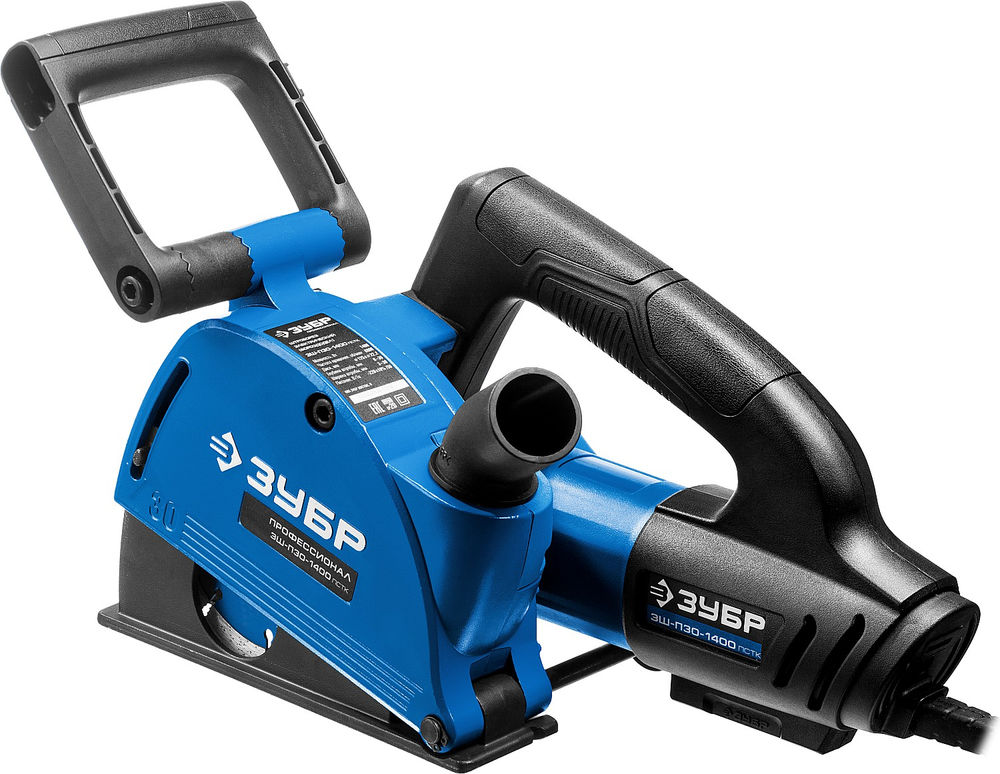 Штроборез (бороздодел) d 125 мм, 1400 Вт, ширина 30 мм, кейс ЗУБР Профессионал ЗШ-П30-1400 ПСТК