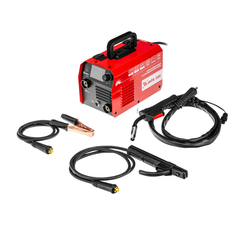 Аппарат инвертор. полуавтомат. cварки FCAW-130, 130 А, ПВ 60%// MTX (94300)