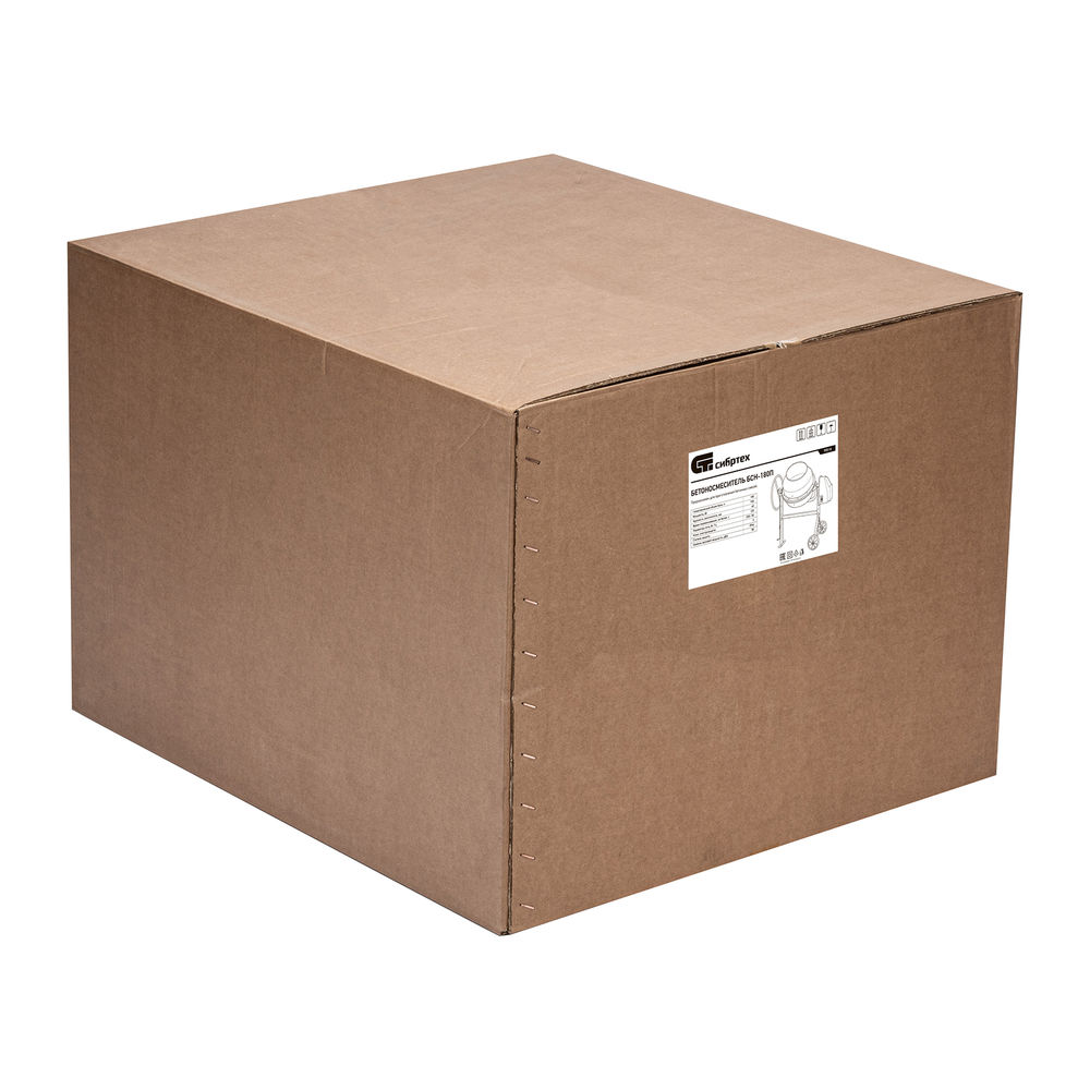 Бетоносмеситель БСН-180П, мощность 700 Вт, полиамидный венец Сибртех (95518)