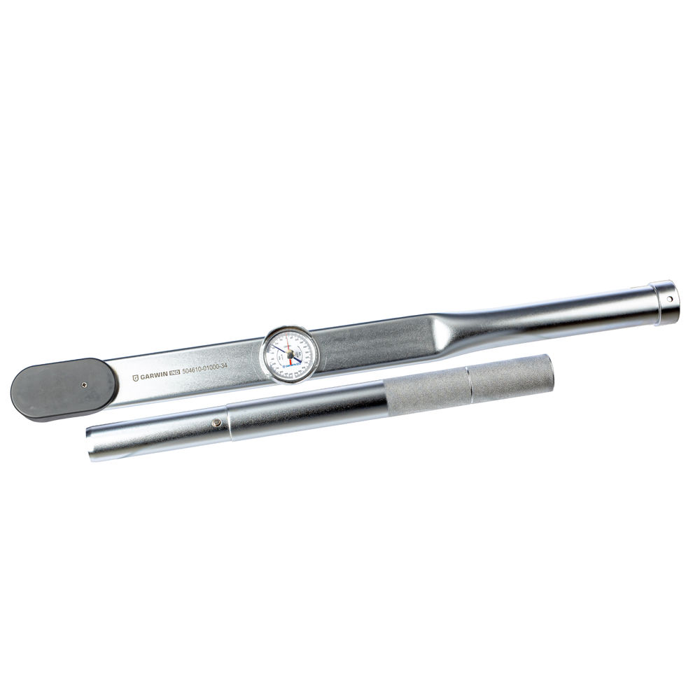 Динамометрический ключ 0-1000 Нм, стрелочного типа, двусторонний, с приводным квадратом 3/4, GARWIN INDUSTRIAL, 504610-01000-34