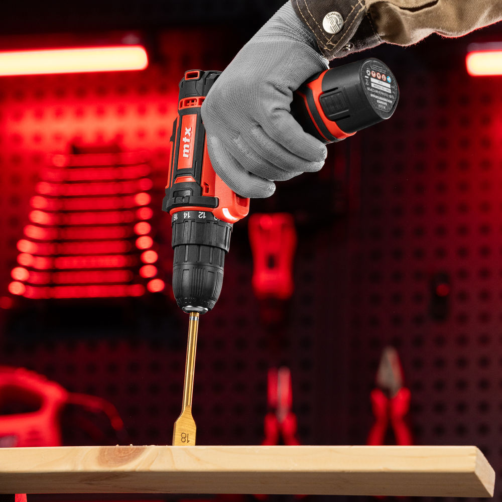 Дрель-шуруповерт аккумуляторная CDS-12, Li-Ion, 12 В// MTX (26183)