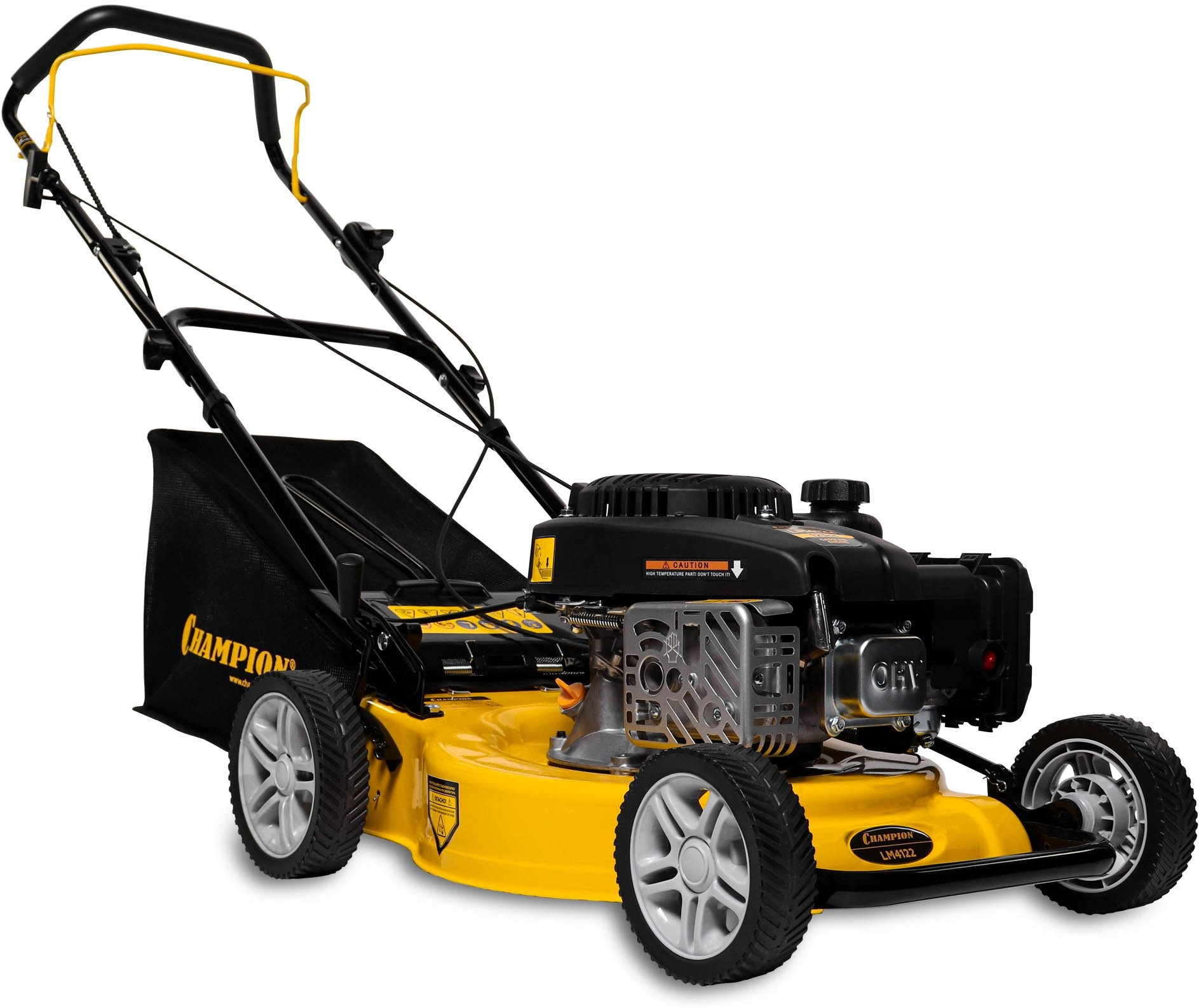 Газонокосилка CHAMPION LM4122 (2,2кВт 410мм 40л 27-61мм 1рычаг/6, 20,3кг) (LM4122)
