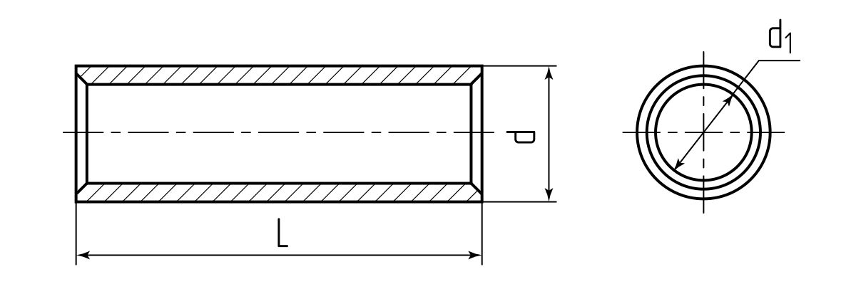 Гильза кабельная ГМ 240-24 (КВТ) (41640)