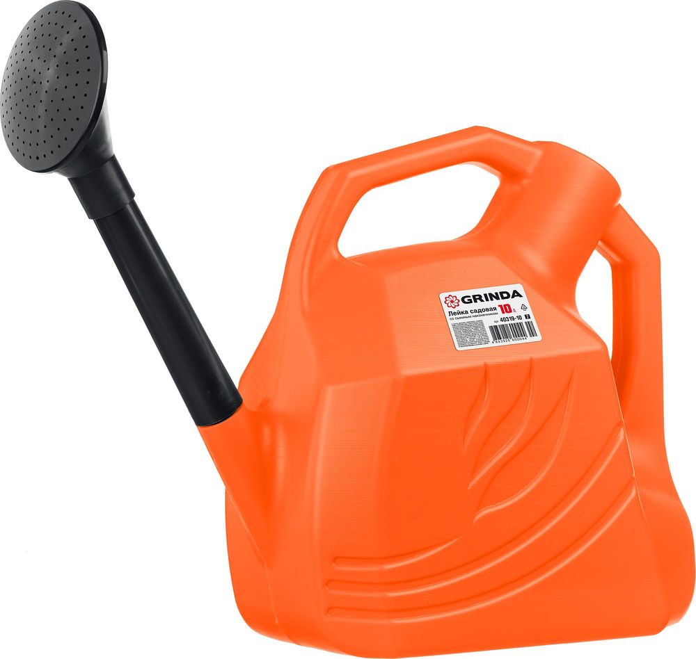 Садовая лейка 10 л, пластмассовая, съемный наконечник GRINDA 40319-10_z02