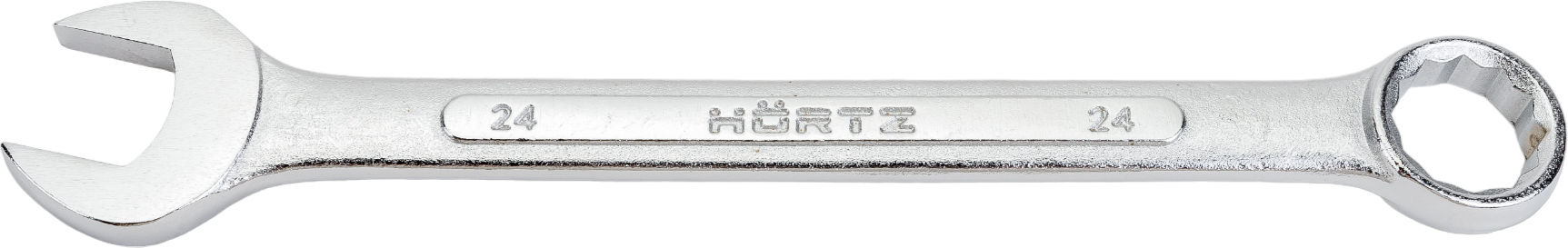 Ключ гаечный комбинированный 24х24 мм хромирование HORTZ