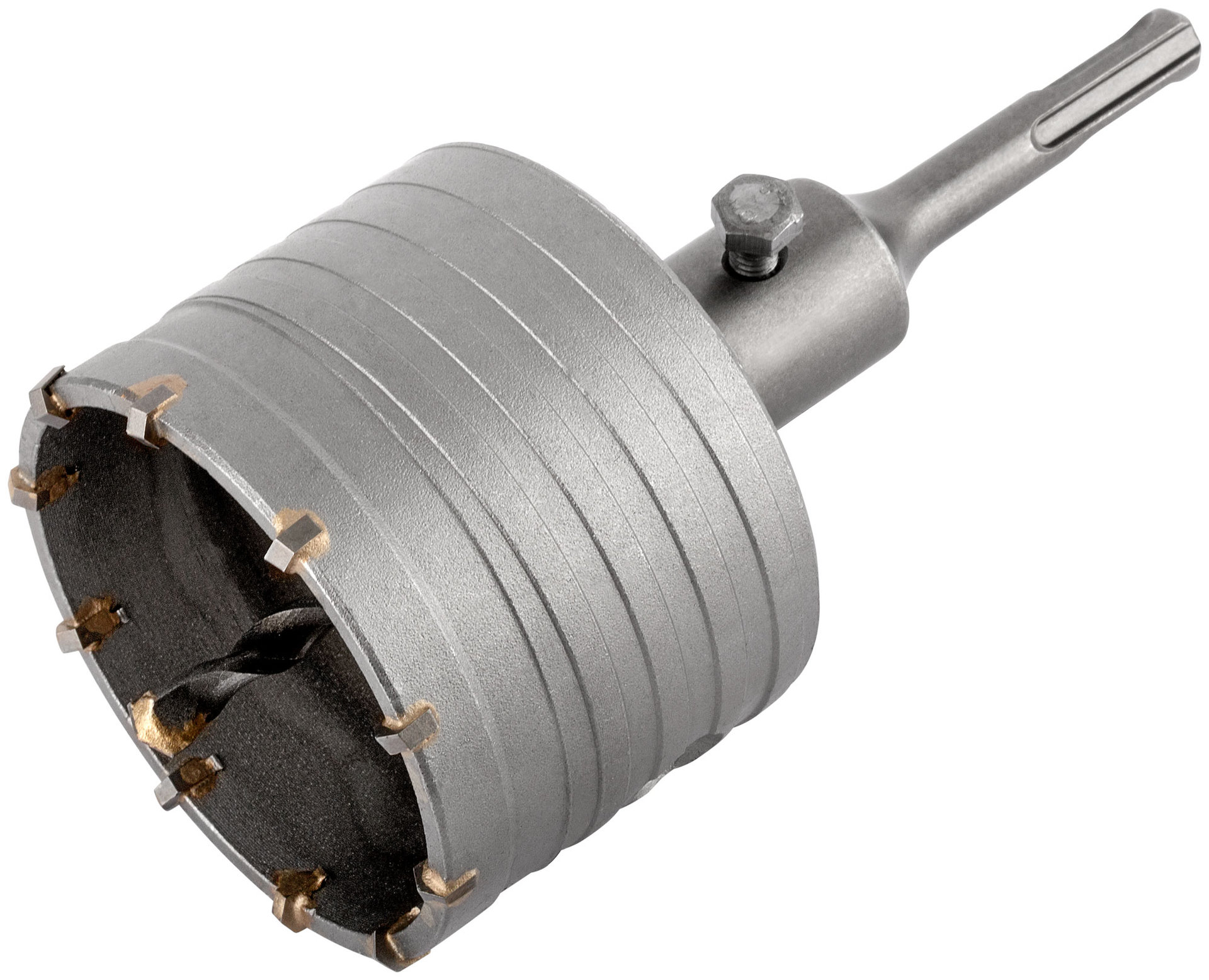 Коронка кольцевая по бетону, хвостовик 110 мм в сборе, 80 мм (33447)