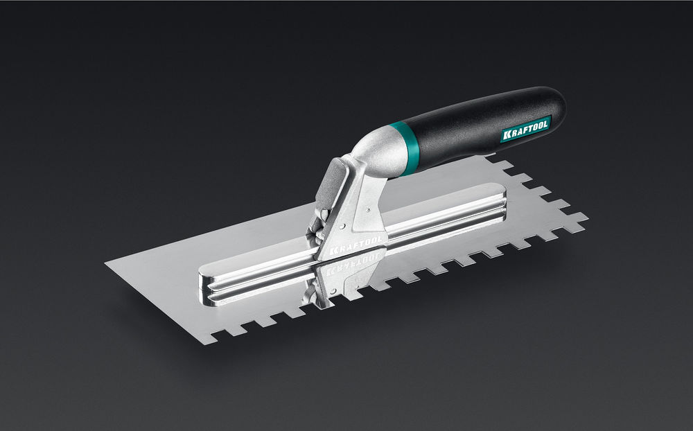 Набор нержавеющих гребенок со сменной 2к ручкой, в пластиковом кейсе, 280х115 мм (6шт) – 480х130 мм (6шт) KRAFTOOL 33268-H12