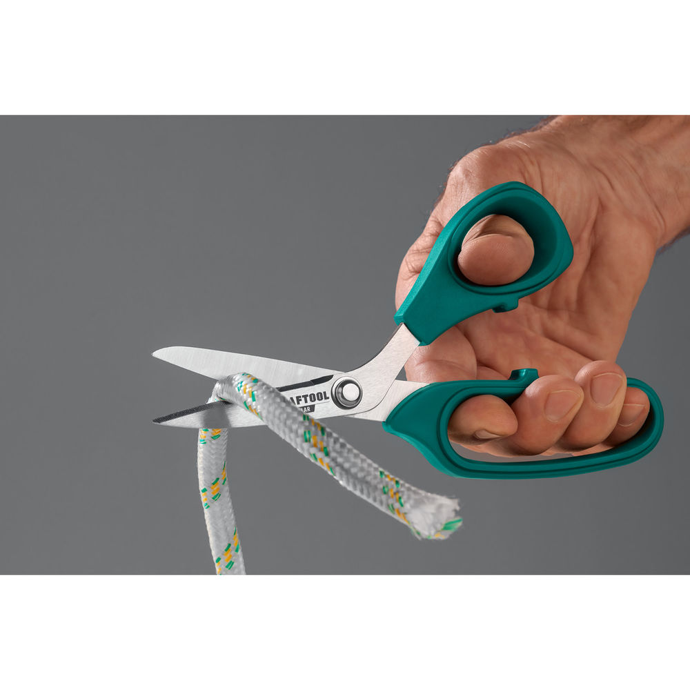 Технические ножницы по кевлару и стекловолокну KEVLAR, 205 мм KRAFTOOL 23207