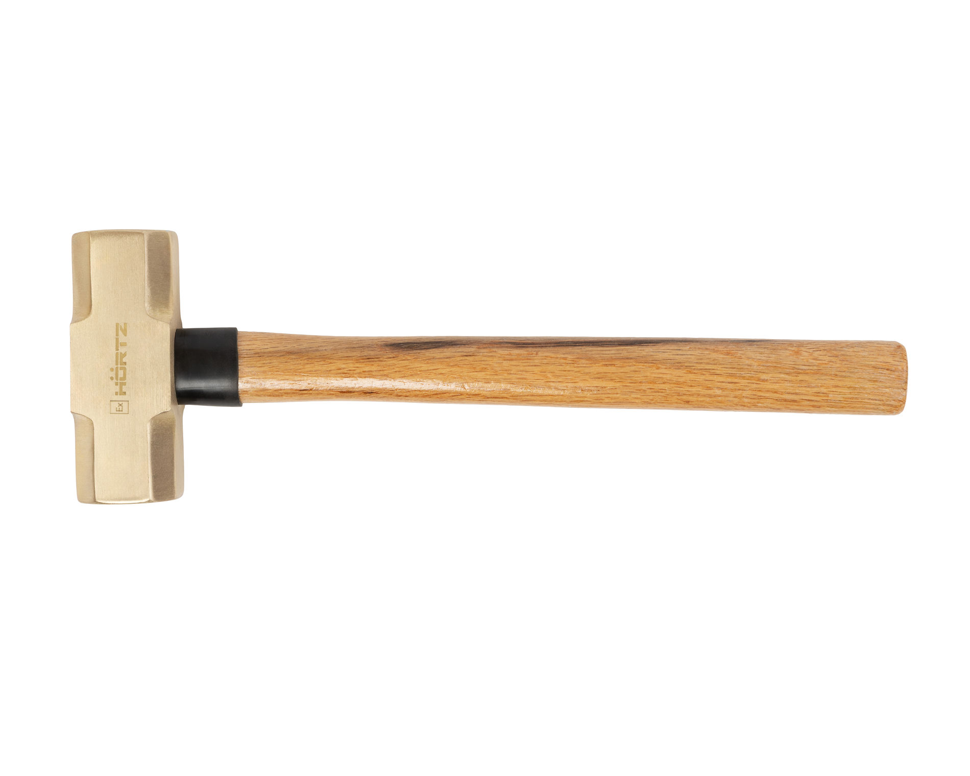 Кувалда тупоносая 2 кг AlCu рукоятка дерево искробезопасная, HORTZ