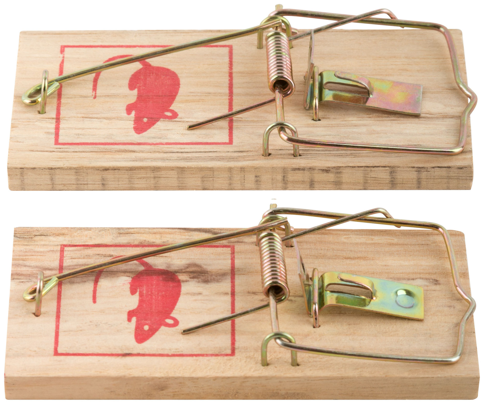 Мышеловки деревянные малые 2 шт., 100 х 45 мм (67800)