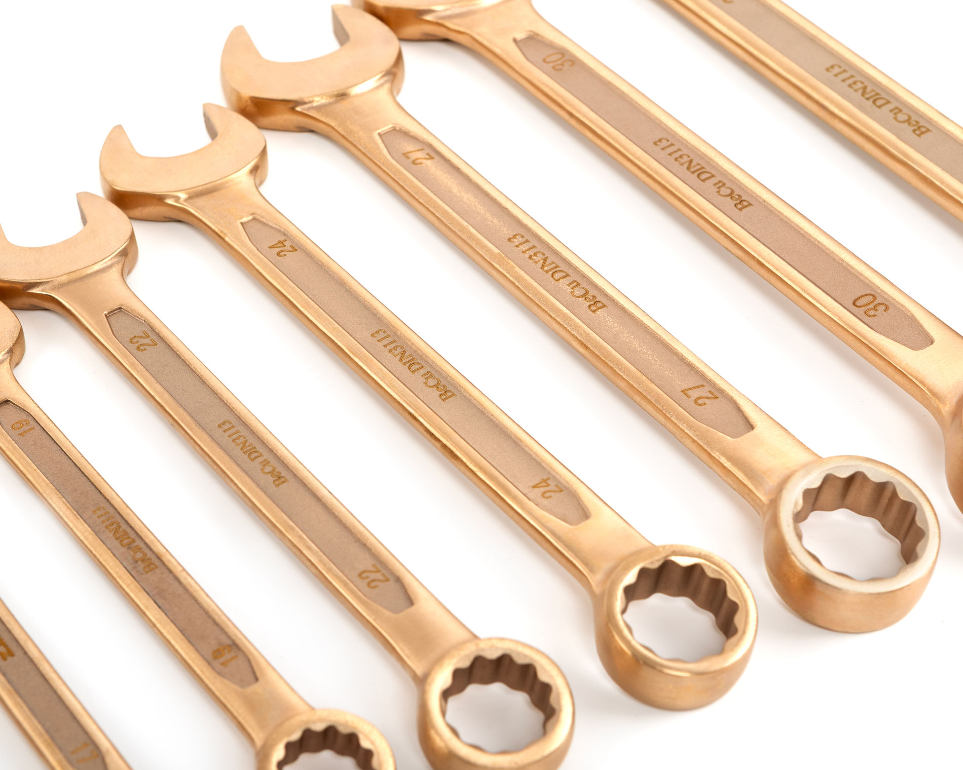 Набор ключей гаечных комбинированных искробезопасных (8-32) BeCu № B-13, HORTZ