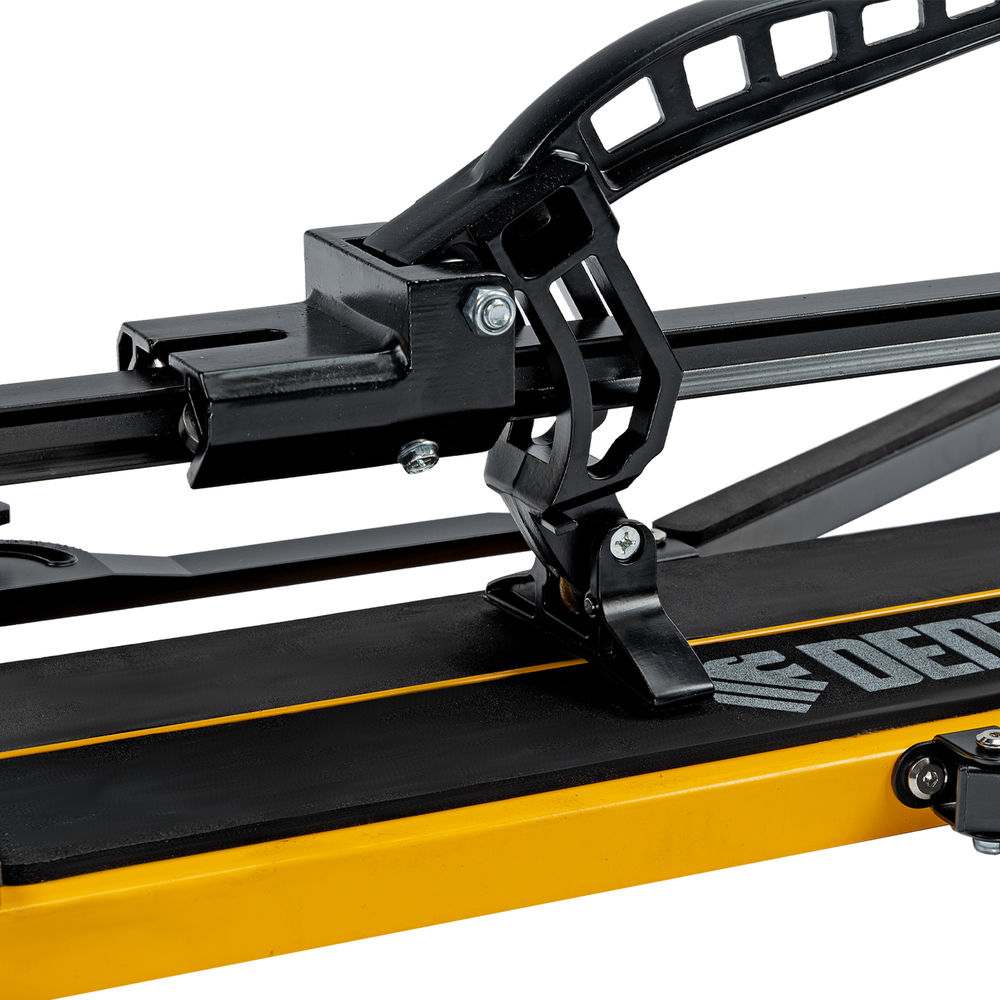 Плиткорез рельсовый 1000х16мм, каретка на подш., стальная станина, усил. рукоятка-пенал Denzel (877018)