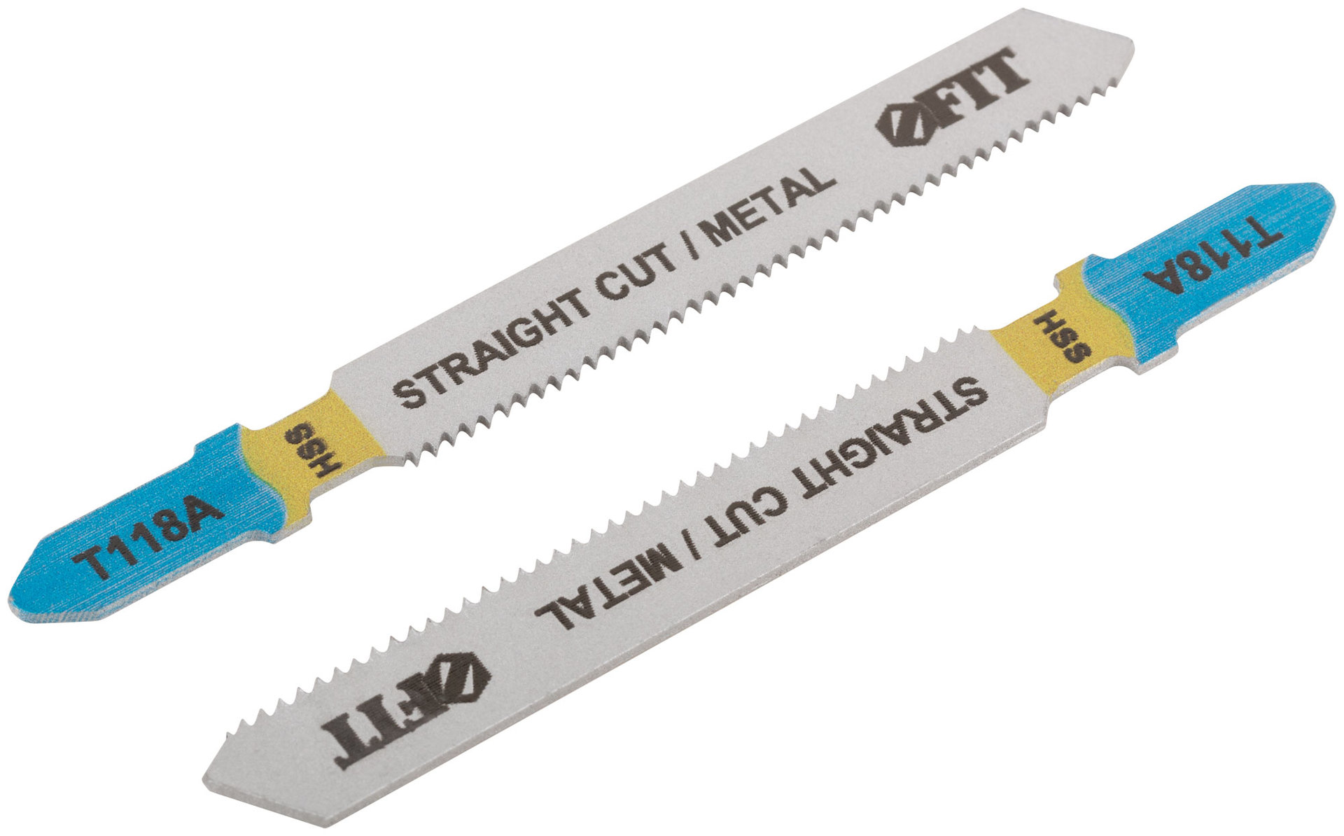Полотна по металлу, HSS, фрезерованные, волнистые зубья, 76/51/1,2 мм (T118A), 2 шт. (40909)