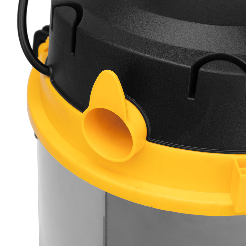 Пылесос строительный SVC15, 1200 Вт, бак 15 л, шланг 2 м Denzel (28201)