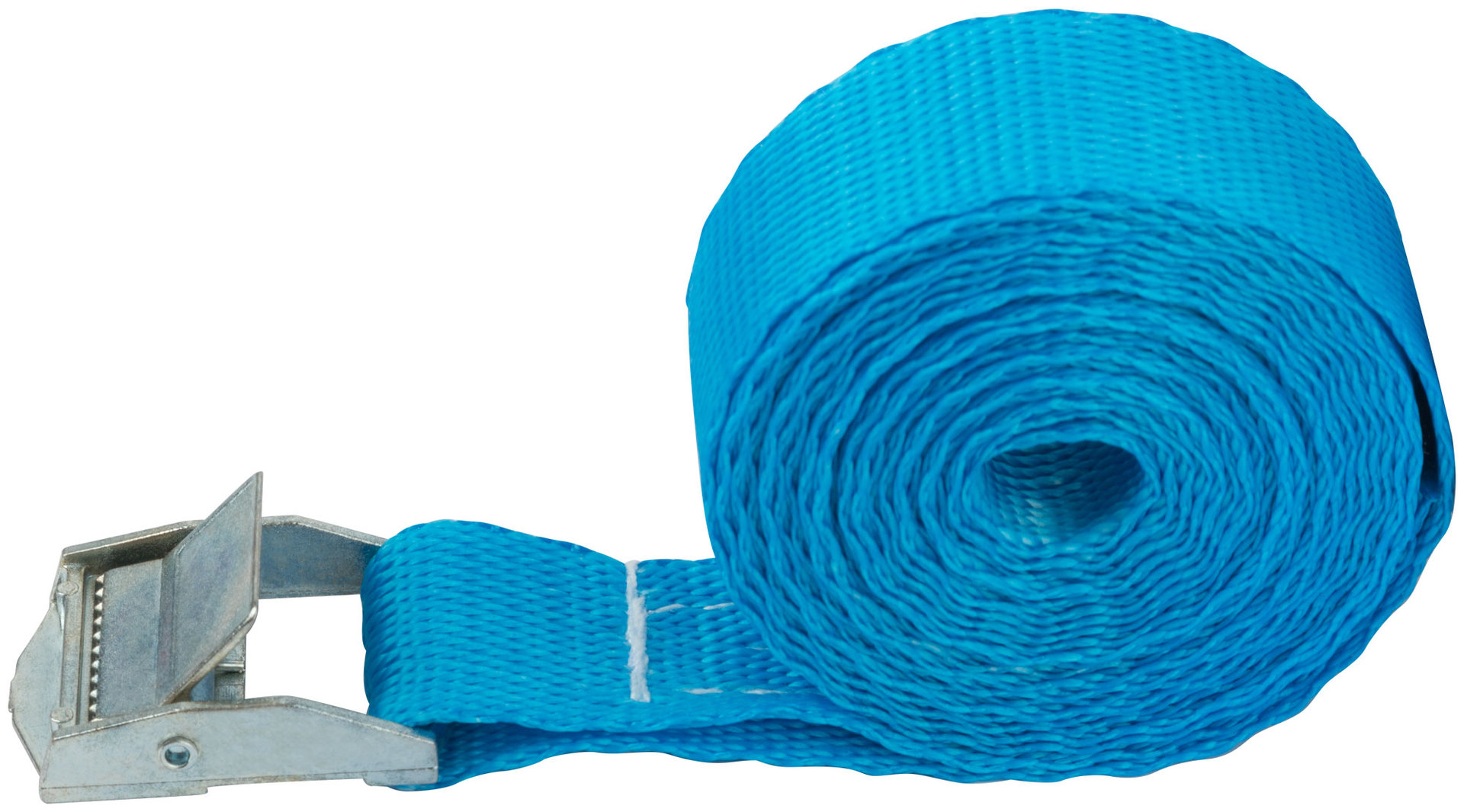 Ремень для крепления груза, пряжка с фиксатором, лента 25 мм x 2,5 м, 250 кг (64913)