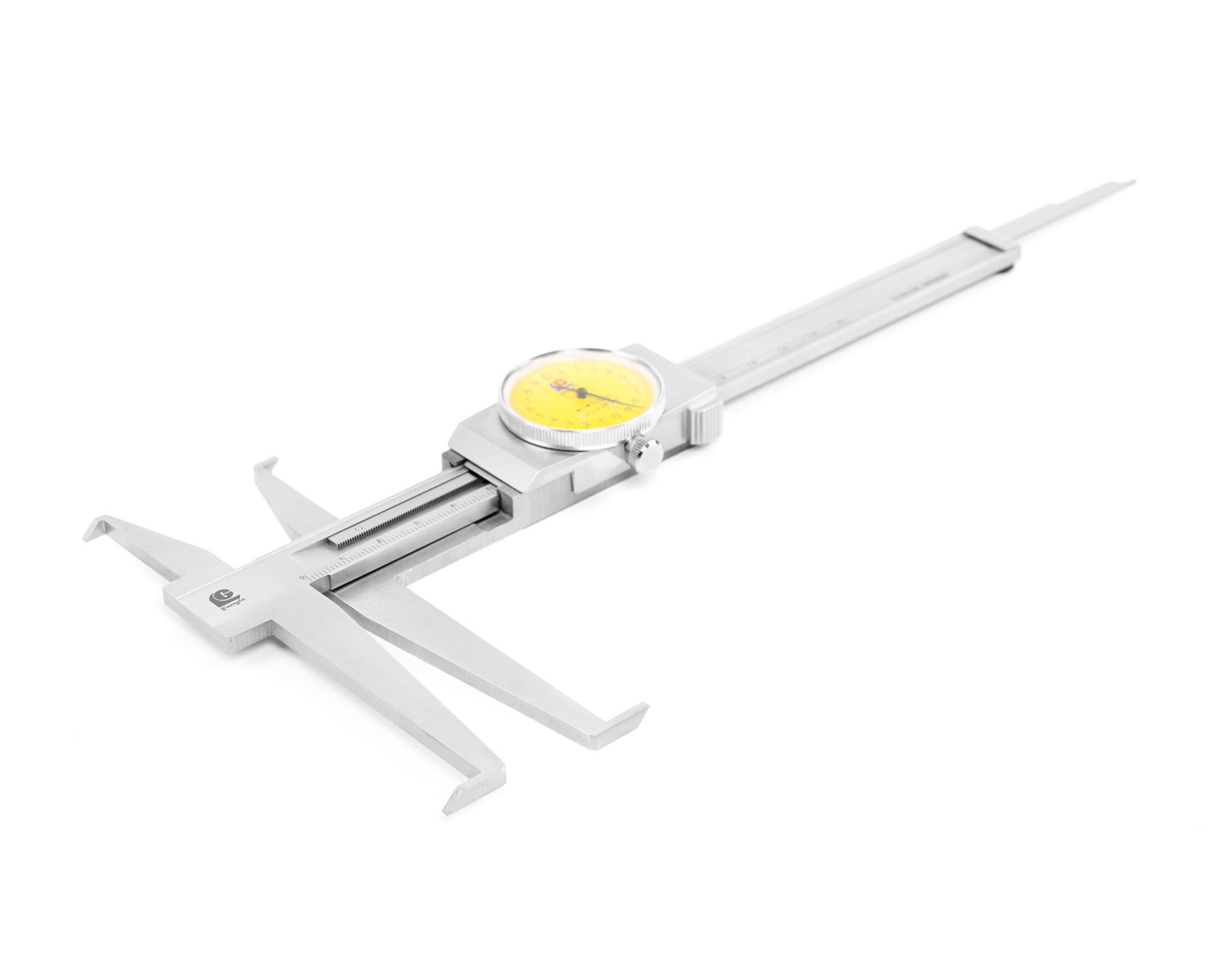 Штангенциркуль с круговой шкалой 10-150/18-150 0,02 для измерения внутр. канавок с лезвийными губками 175-832 Guanglu