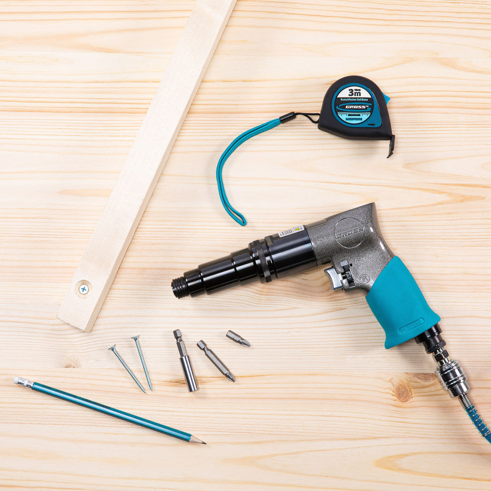 Шуруповерт пневматический G208, 1/4, 17Нм, 700 об/мин Gross (57448)