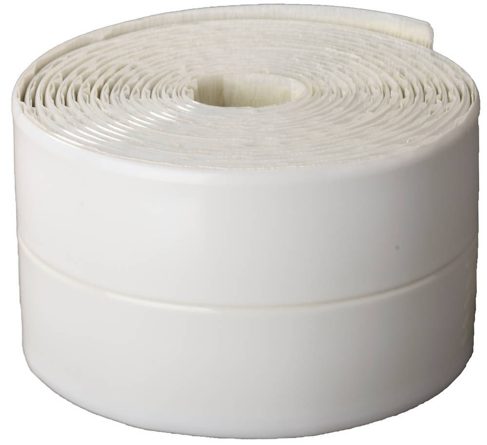 Лента бордюрная 3.35 м x 60 мм x 3.35 м, профиль L, белая, для ванн и раковин STAYER Professional 12341-30-30