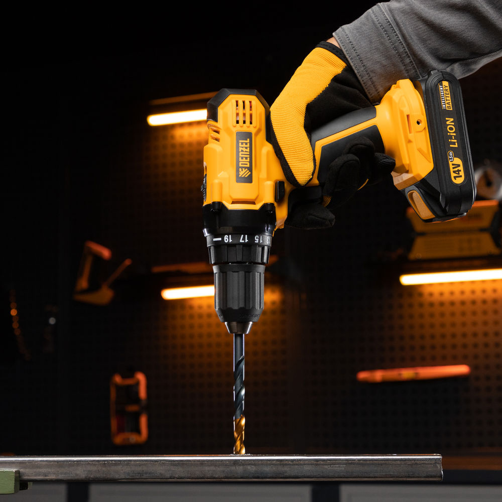 Сверло по металлу, 9 мм, HSS-Tin, Golden Tip, 8 шт. Denzel (717221)