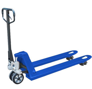 Тележка гидравлическая узковильная 2500 кг 1150х450 мм полиуретановые колеса TOR RHP (1000803)