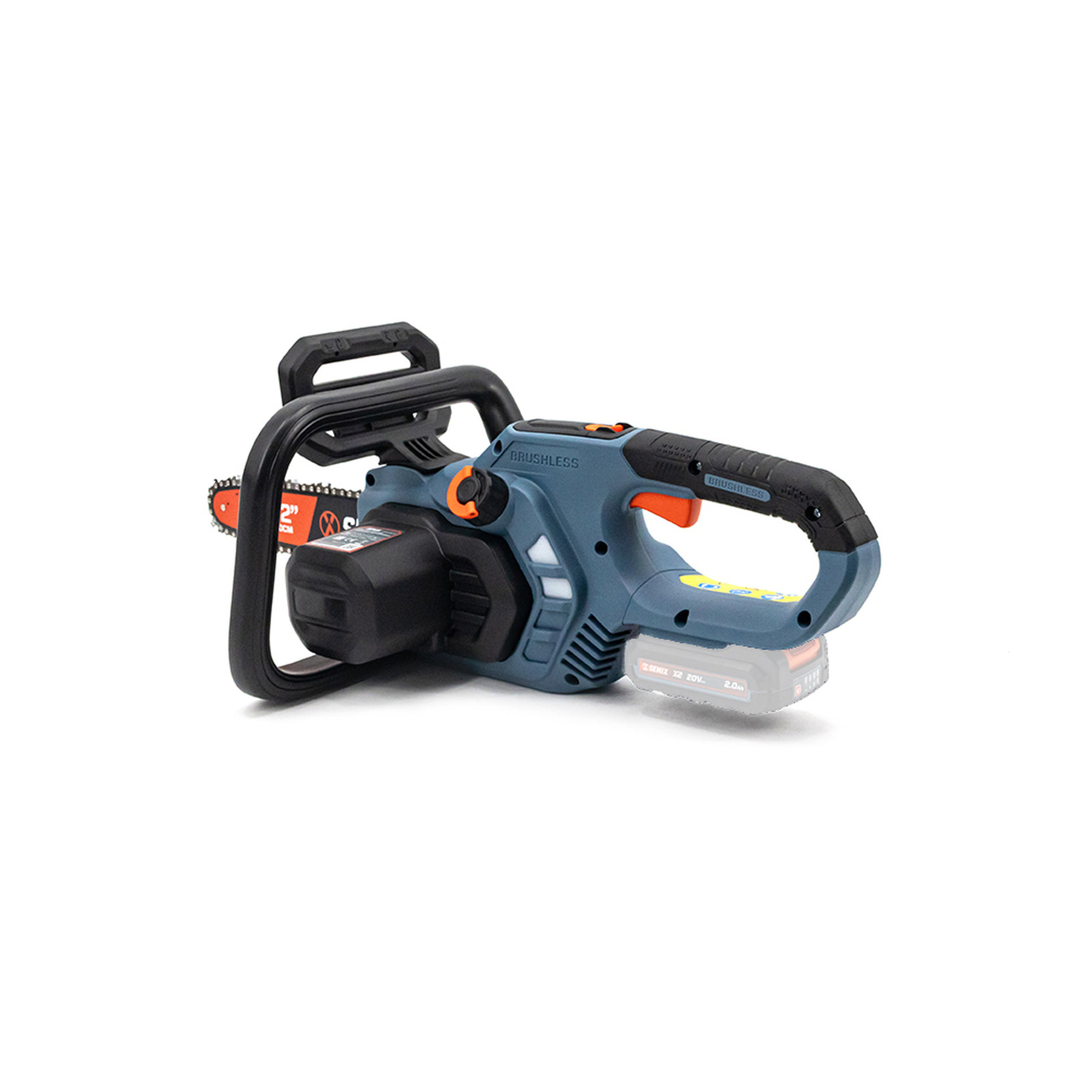 Пила цепная аккумуляторная, серия X2, 20В, 30 см (12), без АКБ и ЗУ X2 18В