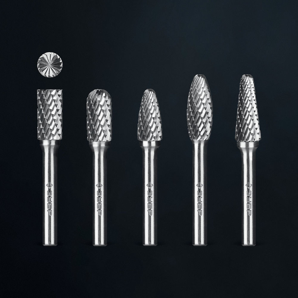 Набор борфрез твердосплавных 5 шт, хв-к 6 мм ЗУБР ПРОФЕССИОНАЛ 28815-H5
