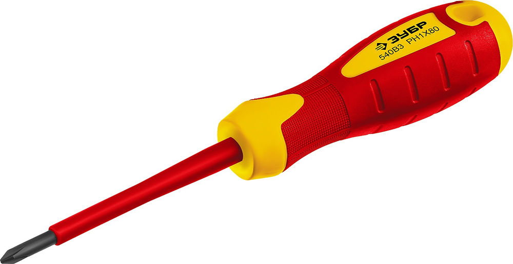 Отвертка диэлектрическая Профессионал ЗУБР 25262-1-080