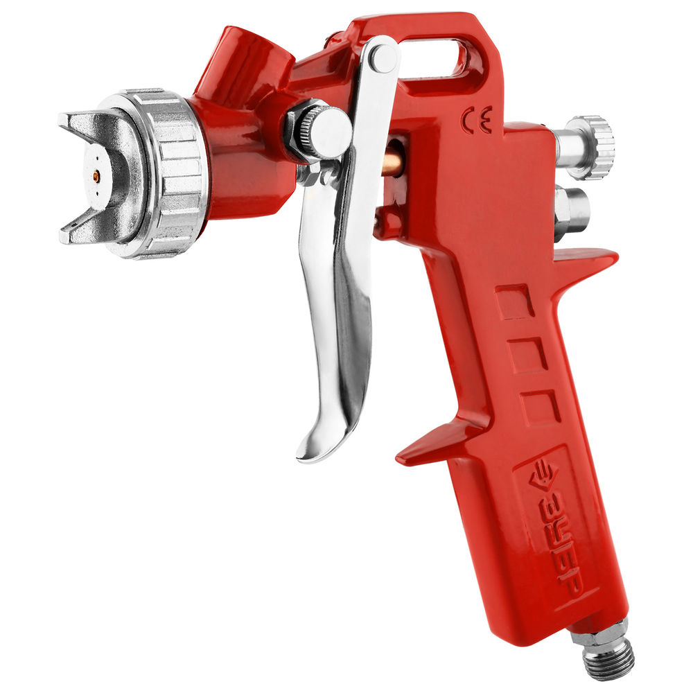 Краскопульт пневматический MS 200, 1.3 мм, с верхним бачком ЗУБР 06455-1.3