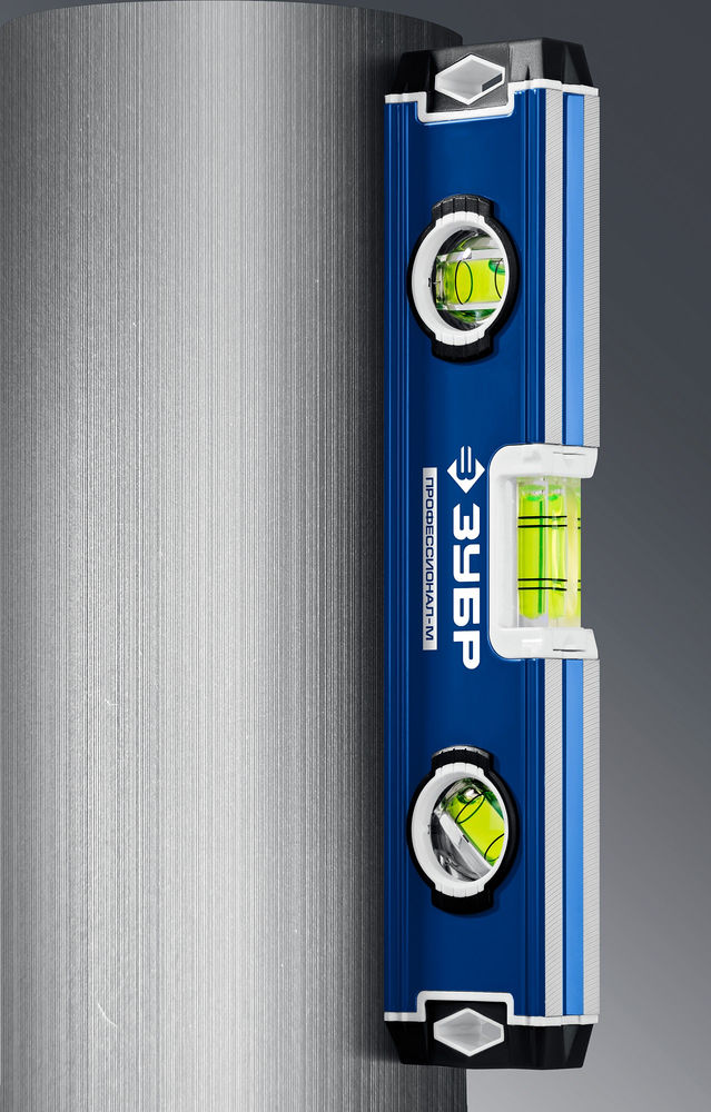 Уровень магнитный компактный усиленный 230 мм ЗУБР ПРОФЕССИОНАЛ-М 34581-023