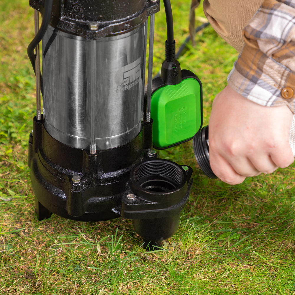 Фекальный насос СФН750, 750 Вт, напор 16 м, 22000 л/ч Сибртех (99803)