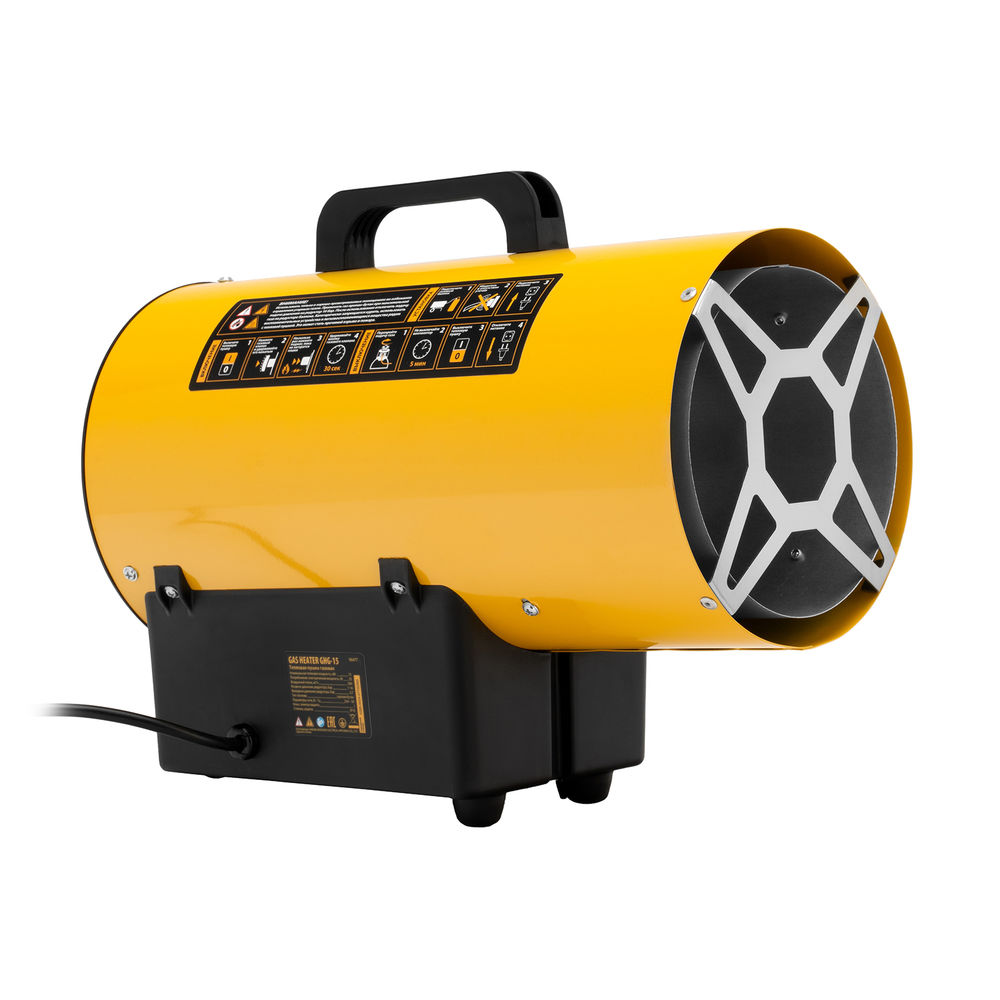 Газовая тепловая пушка GHG-15, 15 кВт, 500 м3/ч, пропан-бутан Denzel (96477)