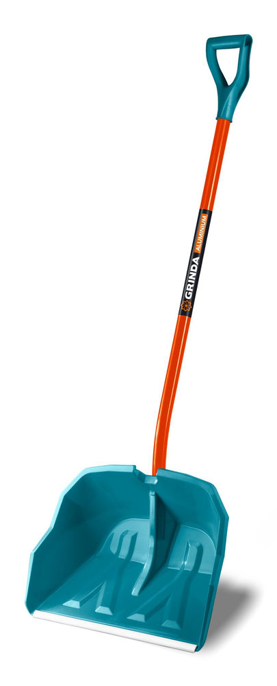 Снеговая лопата Alu-600, алюминиевый черенок, пластиковый ковш 590мм GRINDA 39942