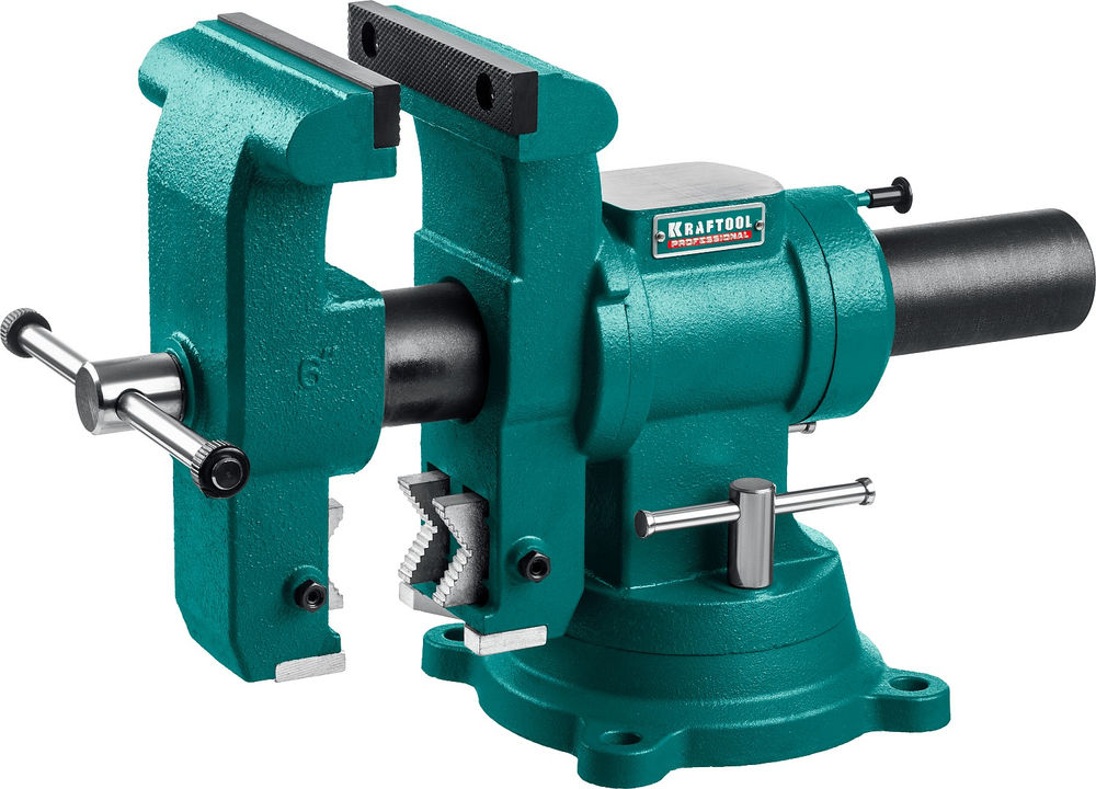 Тиски слесарные 150 мм 3D-Steel KRAFTOOL 32704-150