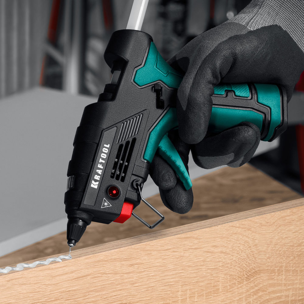 Термоклеящий газовый пистолет GG-200, 11 мм, 200°C KRAFTOOL 55524