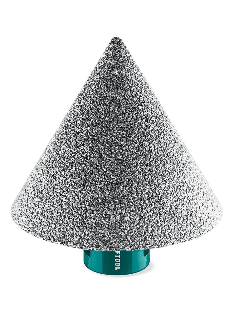 Вакуумная алмазная фреза конусная VS DIAMOND, d 3–75 мм, М14 KRAFTOOL 29812-03-75